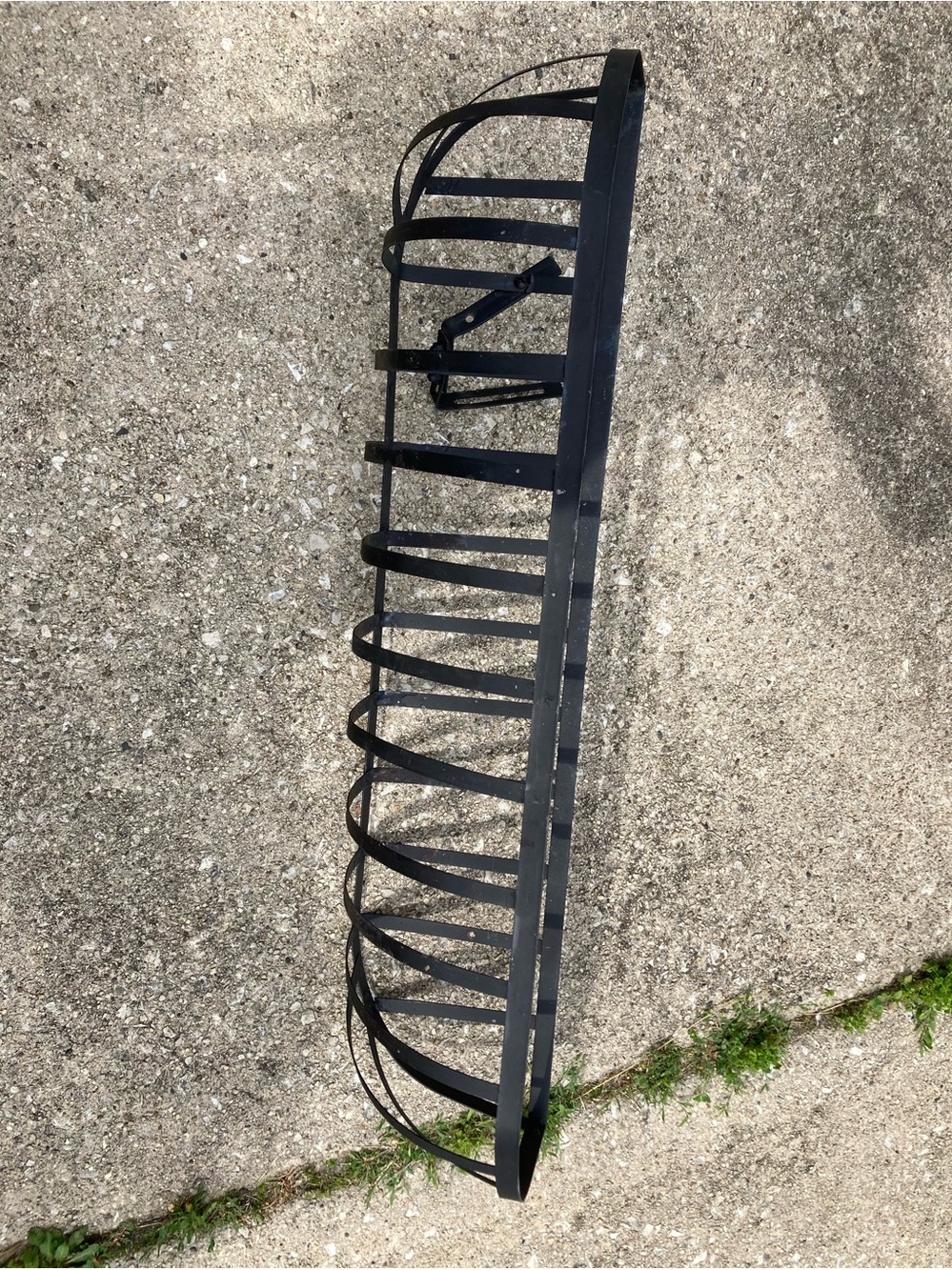 Black Metal Window Planter Basket